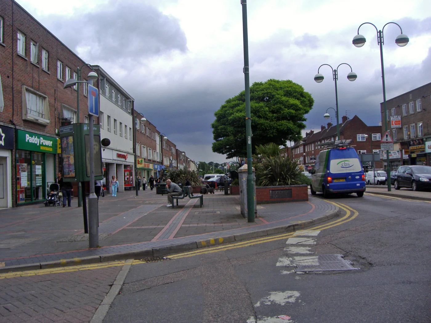 Shenley Road, Borehamwood, where on-street bays are limited to one hour